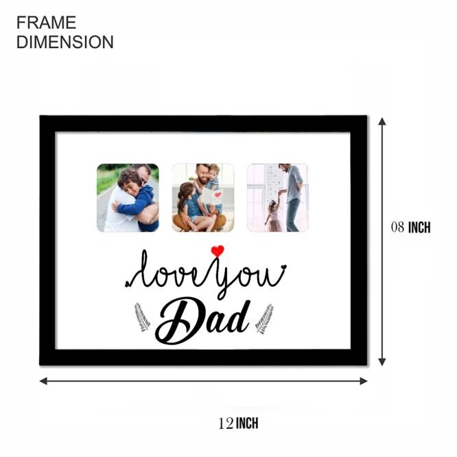 Customized Love You Dad Frame - Image 2